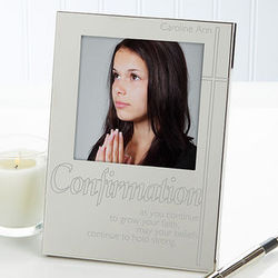 Confirmation Personalized Religious Photo Frame