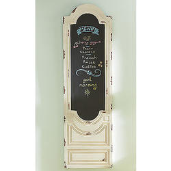 Distressed Arched Chalkboard Panel