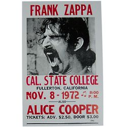 Frank Zappa Cal State Poster