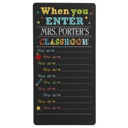 Personalized Classroom Rules Chalkboard