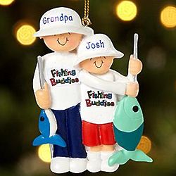 Personalized Fishing Buddies Ornament