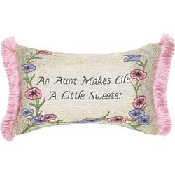 Aunt Makes Life Pillow