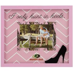 I Only Hunt In Heels Pink Shadow Box Frame