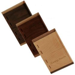 Handcrafted Wooden Business Card Case