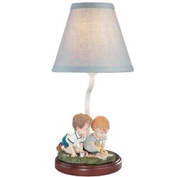 Children's Accent Table Lamp with Two Shades