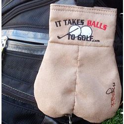 It Takes Balls to Golf Ball Holder