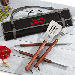 Grill Master Personalized BBQ Tool Set