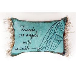 Friends Are Angels Pillow