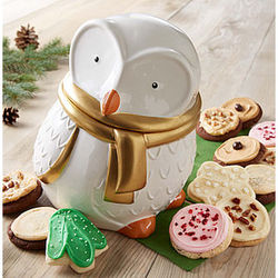 Collector's Edition Snow Owl Cookie Jar