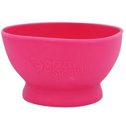 Pink Silicone Learning Bowl