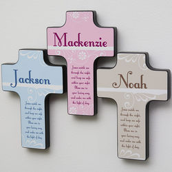 Keep Me Safe Personalized Kid's Wall Cross
