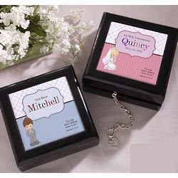 Personalized Precious Moments First Communion Trinket Box