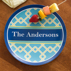 Nautical Link Personalized Melamine Plate