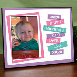 Happy Mother's Day XOXO Personalized Frame