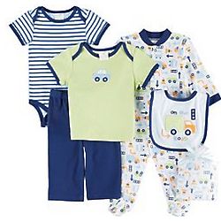 Boy's 6-pc. On The Road Layette Set