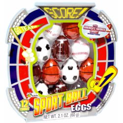 Sport Ball Candy-Filled Easter Eggs