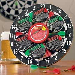 Dartboard and Gourmet Cheese Gift Basket