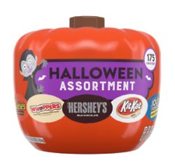 Hershey's Halloween Favorites Pumpkin Bucket with Candy