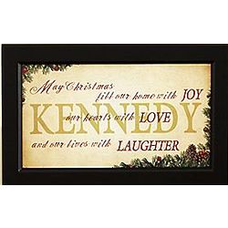 Personalized Fill Our Home with Joy Print