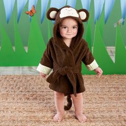 Personalized Monkey Bath Robe