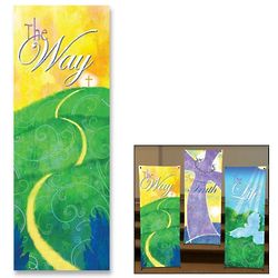 Catholic Easter Polyester Canvas Banner