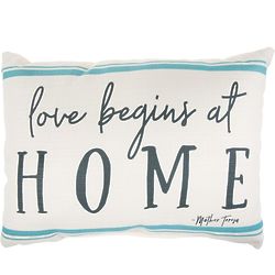 'Love Begins At Home' Mother Teresa Pillow