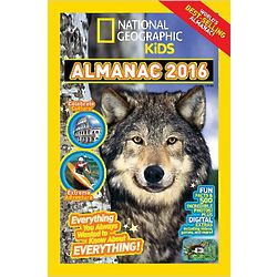 Kid's 2016 National Geographic Almanac Hardcover Book