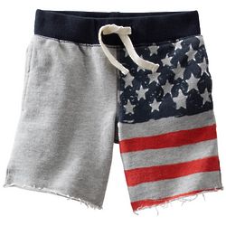 Toddler Boy's US Flag Shorts