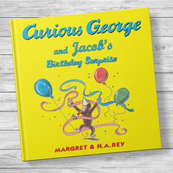 Curious George and the Birthday Surprise Personalized Kid's Book