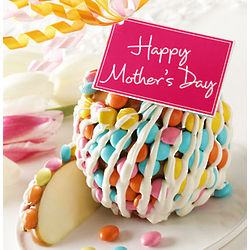 Happy Mother's Day Caramel Apple with Candies