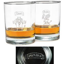 Personalized 7 Deadly Sins Glasses