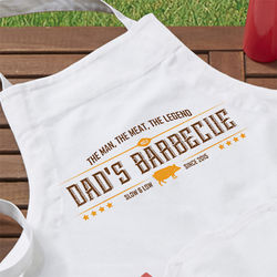 The Man, The Meat, The Legend Personalized Apron
