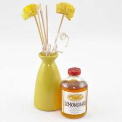 Oil Diffuser Vase, Reeds, and Bottle of Oil Gift Set