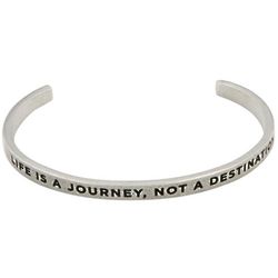 Life is a Journey, Not a Destination Cuff Bracelet