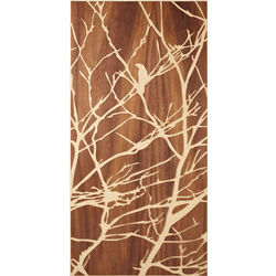 Bird and Branches Wooden Wall Art