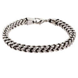 Men's Stainless Steel Foxtail Link Bracelet