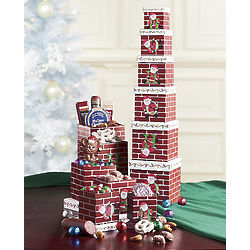 Ho Ho Ho Christmas Candy Gift Tower