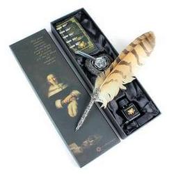 Owl Feather Quill Dip Pen
