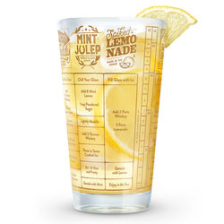 Good Measure Whiskey Recipe Glass