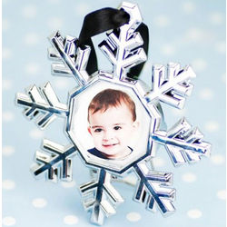 Snowflake Place Card Ornament Frames