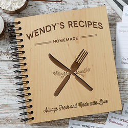 Personalized Farmhouse Kitchen Recipe Book
