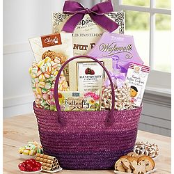 Deluxe Sweets Woven Tote Basket