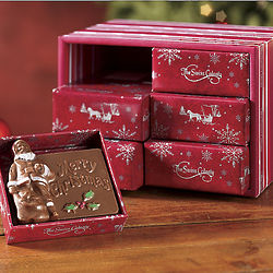 Chocolate Santa Cards Gift Samplers