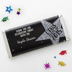 Personalized Shining Star Graduation Candy Bar Wrappers