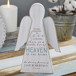 Heaven in Our Home Personalized Memorial Angel