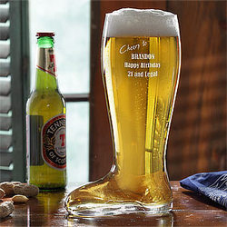 Cheers To You! 1 Liter Engraved Beer Boot