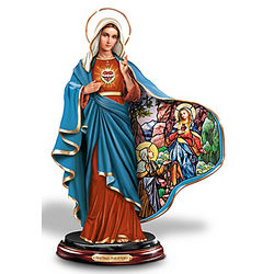 Immaculate Heart of Mary Sculpture