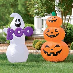 Weather Resistant Halloween Pumpkins or Ghost Inflatable