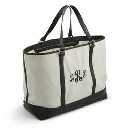 Palm Springs Black and White Tote Bag