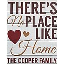 Personalized Heart of the Home Wall Canvas